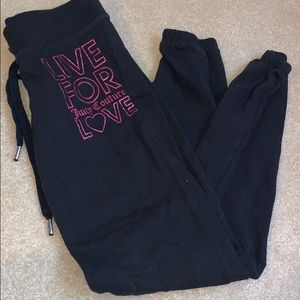 Black Juicy Couture sweatpants
